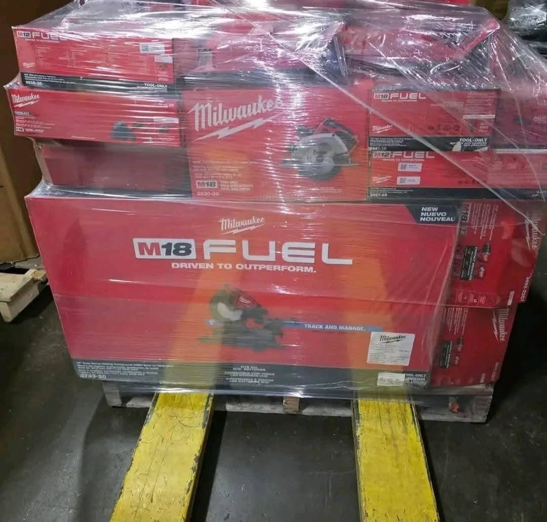 MILWAUKEE M18 FUEL TOOLS WHOLESALE PALLET LIQUIDATION