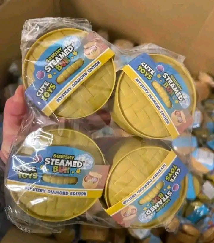 Wholesale Squishy Steamed Bun Pallet - Mystery Diamond Edition & Glitter Edition - Cute Toys Squishy Fidget | PalletReturnsUK - Image 4