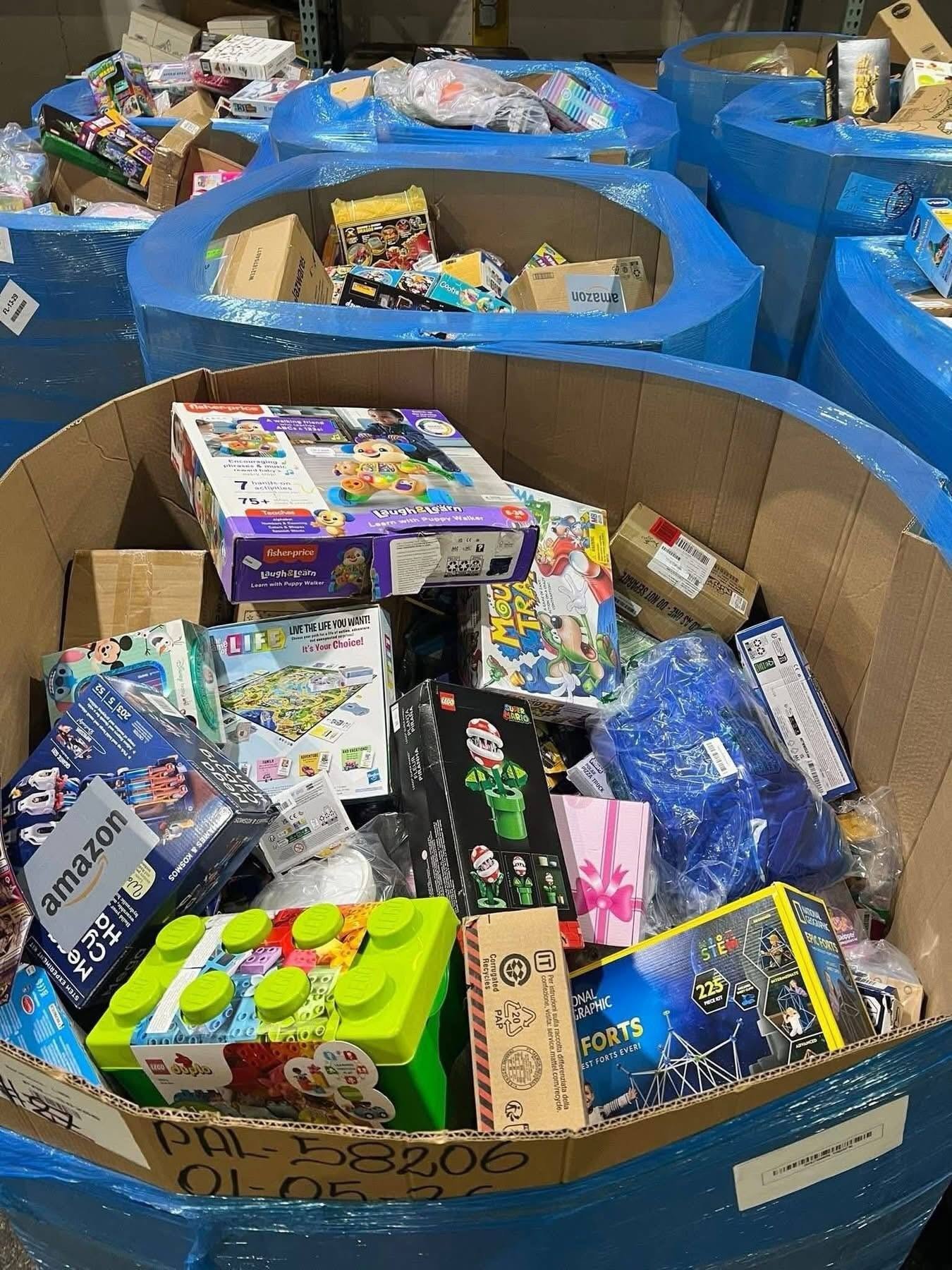 Wholesale Amazon Toy Pallet - LEGO, Disney, Hasbro, Vtech, National Geographic, Funko Pop - Amazon Returns | PalletReturnsUK