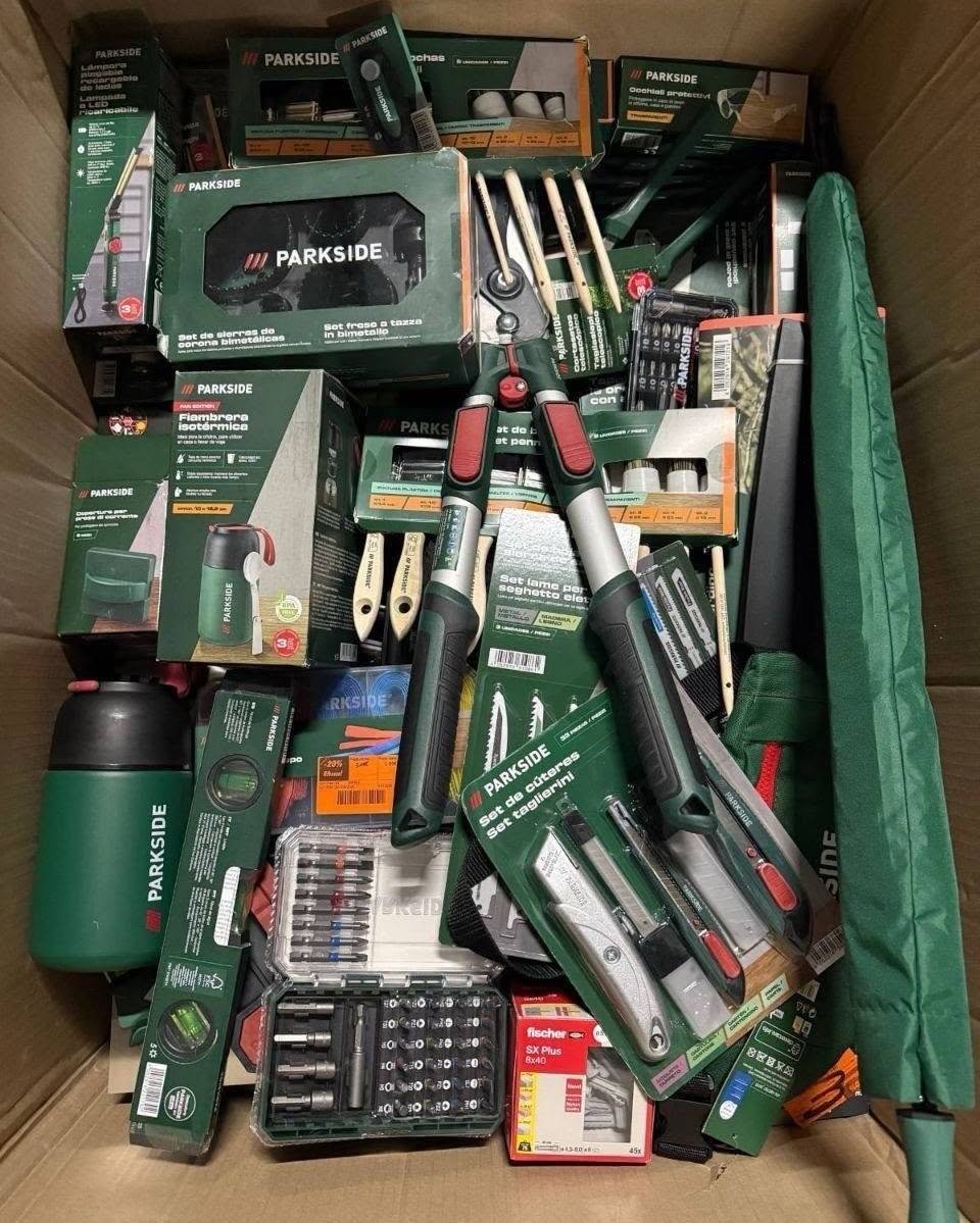 Wholesale Parkside Tool Pallet - Lidl Power Tools & Hand Tools - Mixed DIY & Garden Tools Job Lot - PARKSIDE Returns | PalletReturnsUK