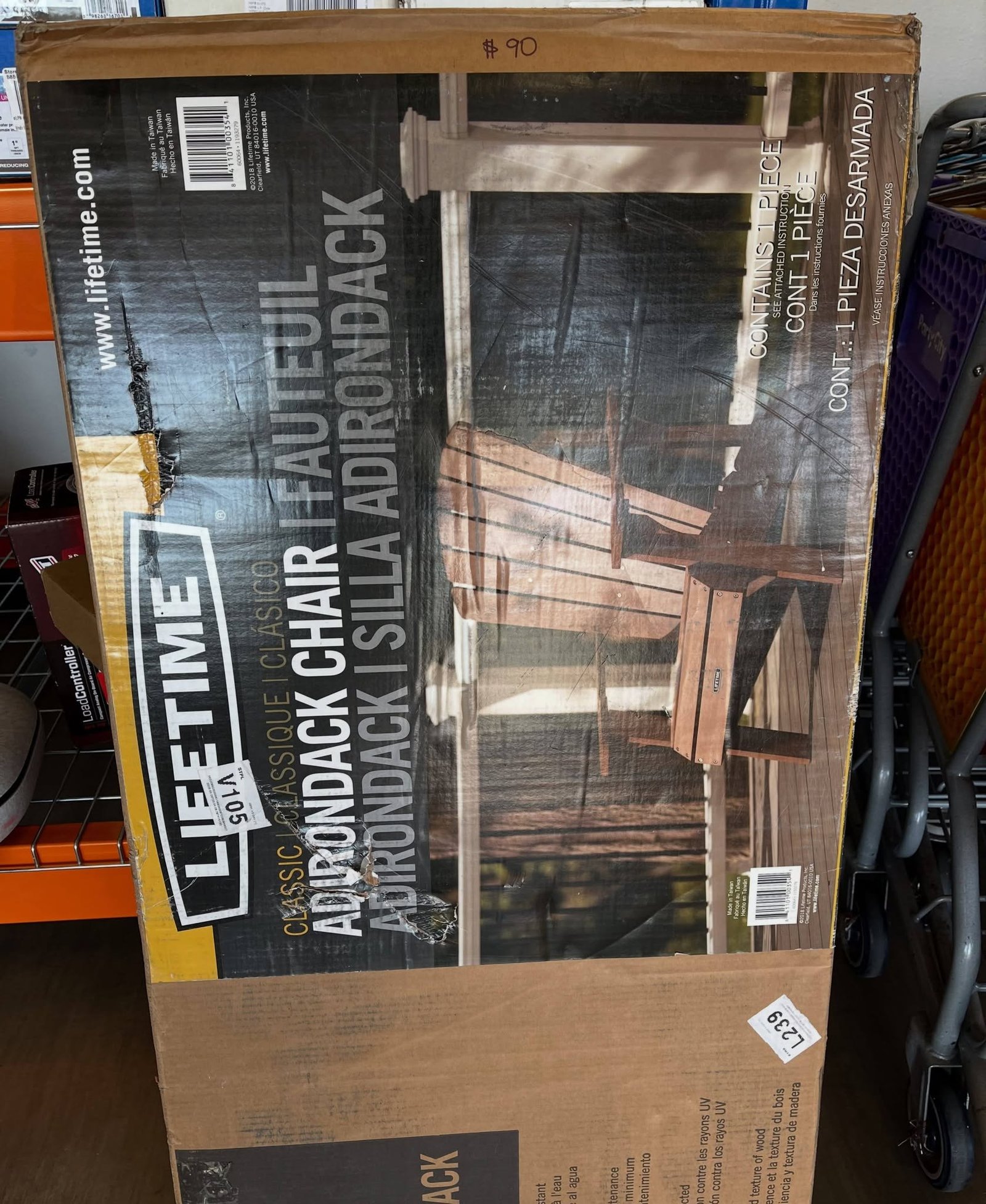 Wholesale Outdoor & Garden Pallet - Ozark Trail 10x10 Canopy + Lifetime Adirondack Chairs - Customer Returns | PalletReturnsUK